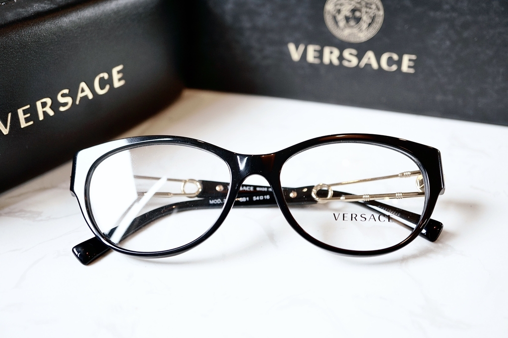 Gọng cận Versace kim băng new season