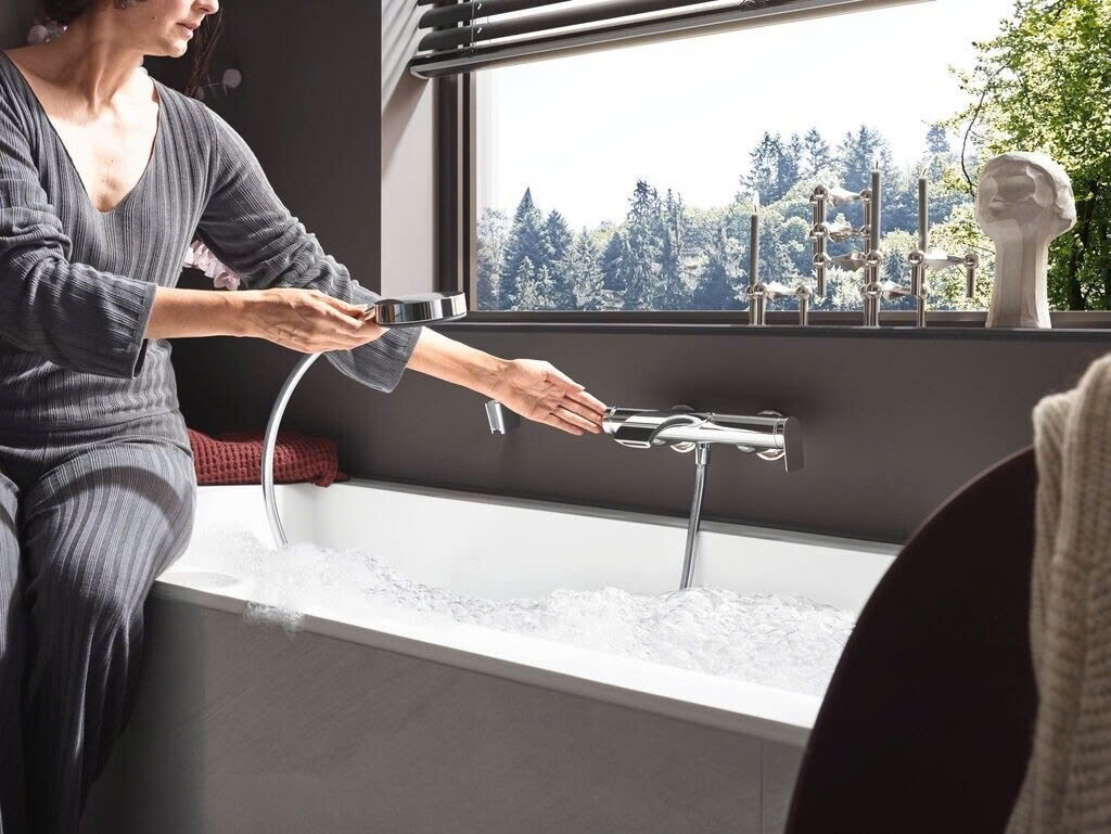 Vòi trộn Dornbracht META 33233660-00 lavabo/bồn tắm gắn tường cao cấp.