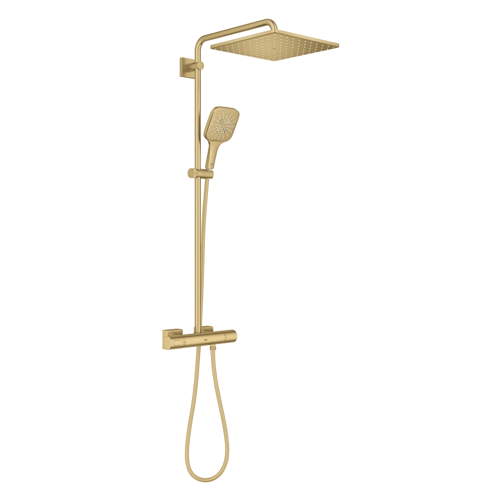 Sen cây ổn nhiệt Grohe SmartActive 310 Cube 26837GN0 brushed cool sunrise