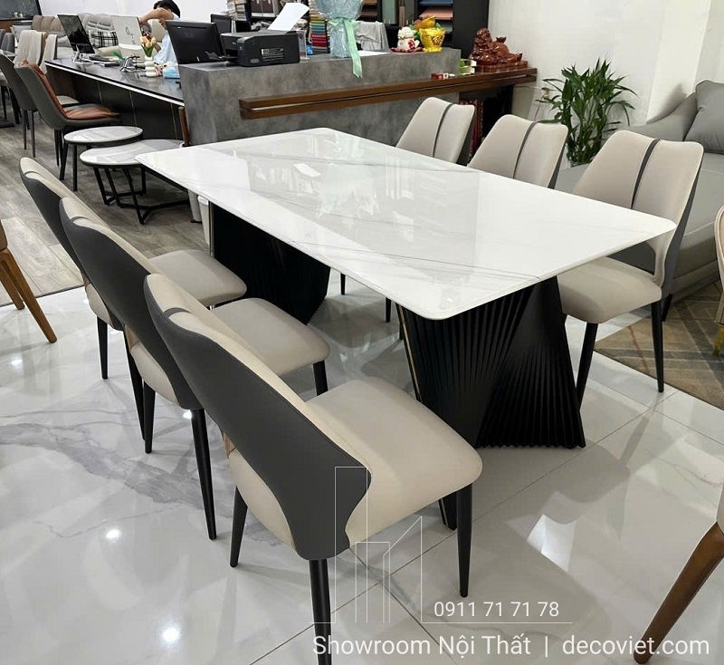 Bàn Ăn Mặt Đá 6 Ghế 2980S
