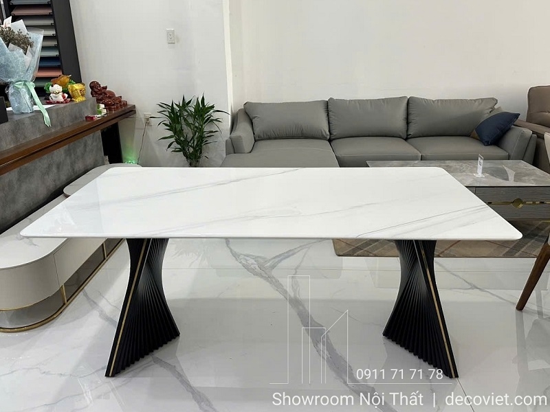 Bàn Ăn Mặt Đá 6 Ghế 2980S