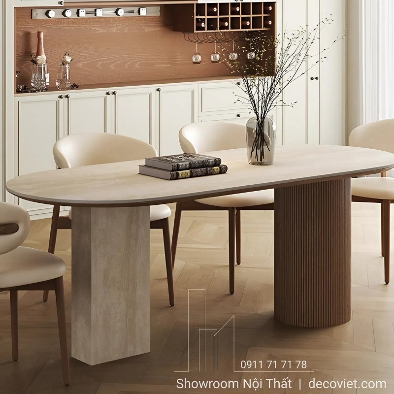 Bàn Ăn Gỗ 6 Ghế Hiện Đại 2987S