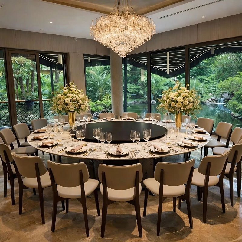 Bàn Ăn 20 Người Mặt Đá Cao Cấp 2906S