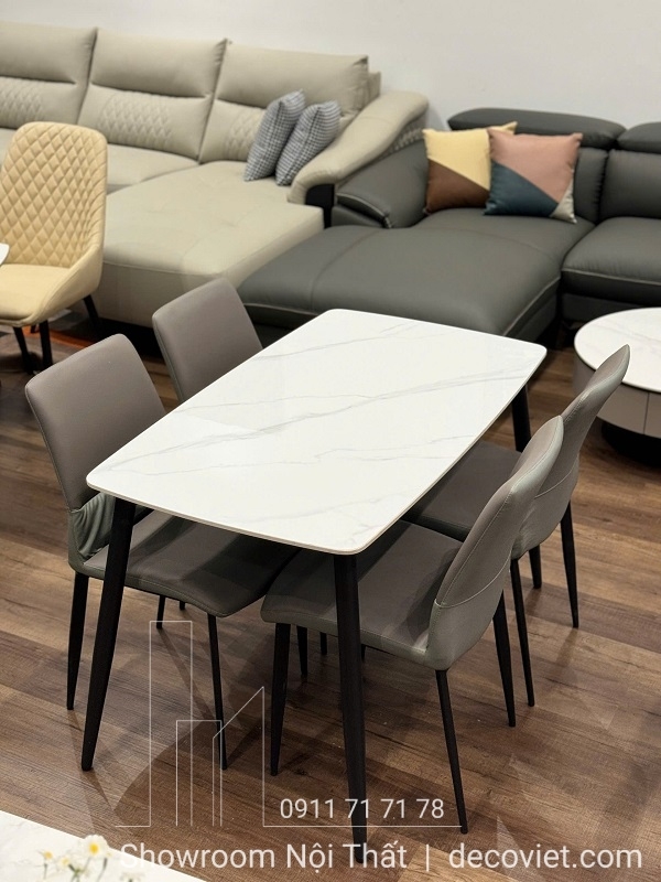 Bộ Bàn Ăn 4 Ghế Giá Rẻ 1734S