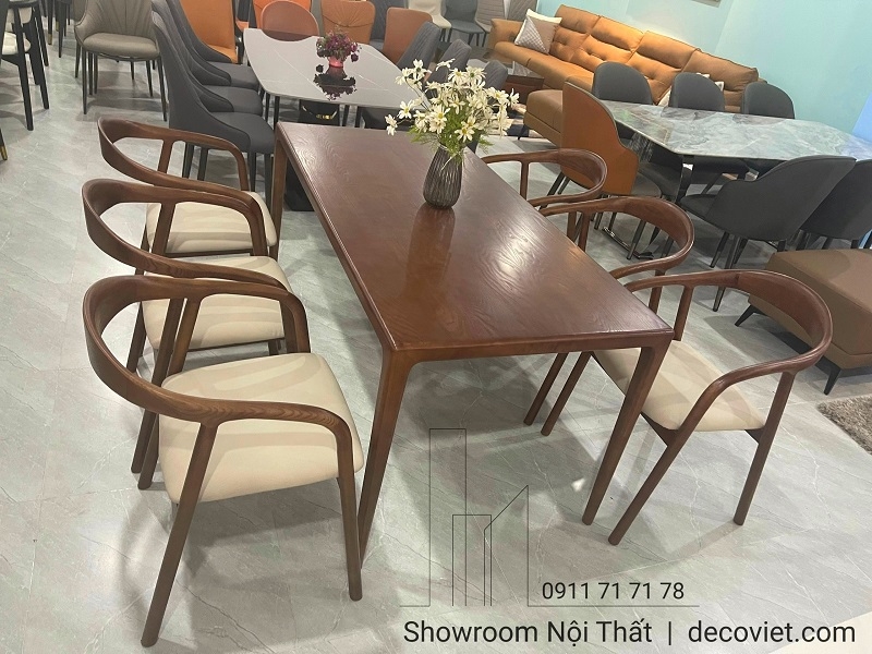 Bàn Ăn 6 Ghế Gỗ Hiện Đại 2703S