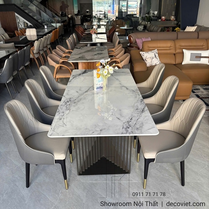 Bàn Ăn 6 Ghế Mặt Đá Hiện Đại 2856S