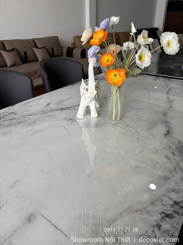 Bàn Ăn 6 Ghế Mặt Đá Hiện Đại 2898S