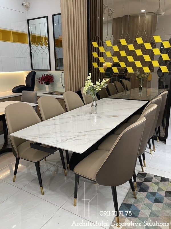 Bàn Ăn Kéo Dài 8 Ghế 821S