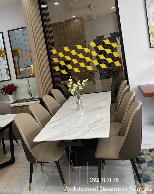 Bàn Ăn Kéo Dài 8 Ghế 821S