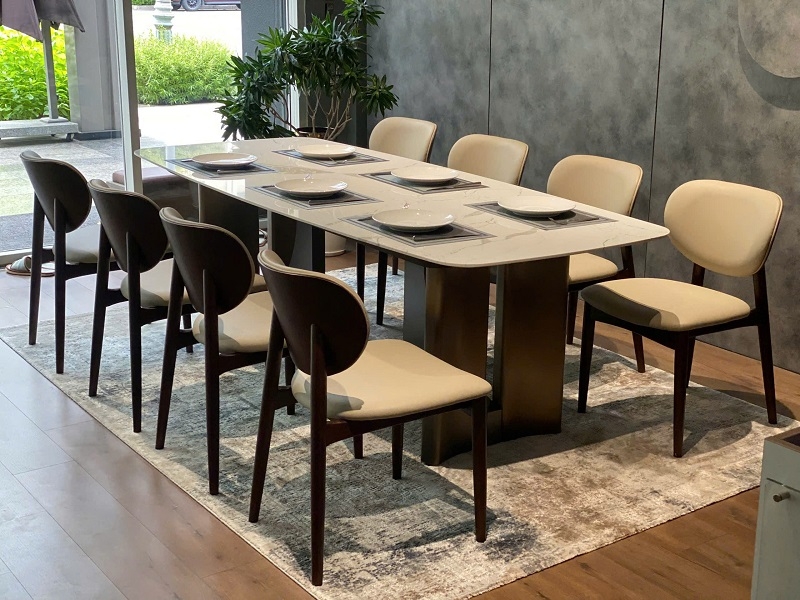 Bàn Ăn 8 Ghế Hiện Đại Cao Cấp 2833S