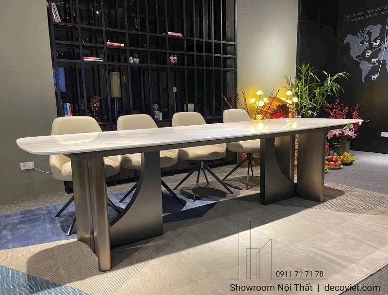 Bàn Ăn Mặt Đá 3m2 12 Ghế 2891S