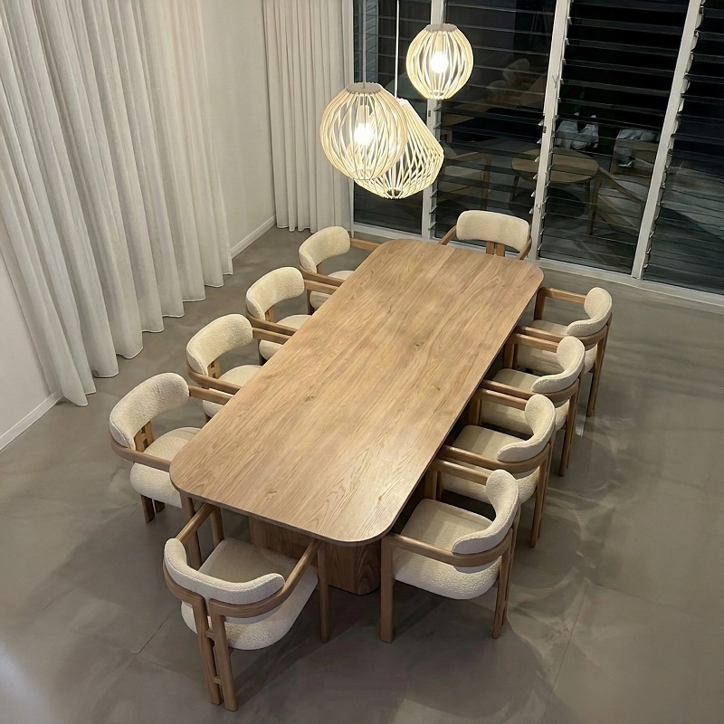 Bàn Ăn Gỗ 10 Ghế Hiện Đại 2843S