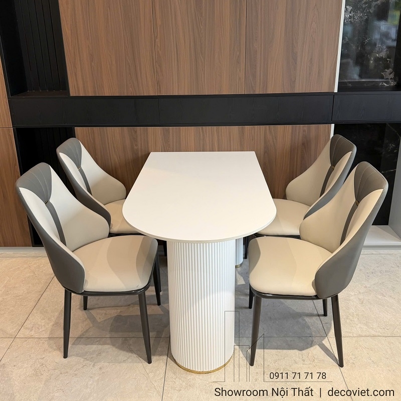 Bàn Ăn Gỗ 4 Ghế Nhỏ Gọn 2949S