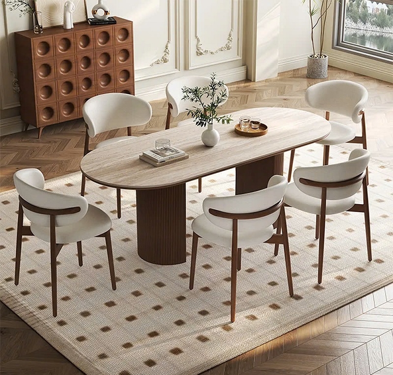 Bàn Ăn Gỗ 6 Người 2352S