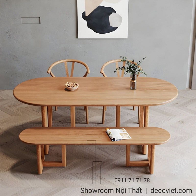 Bàn Ăn Gỗ Đẹp Hiện Đại 2673S