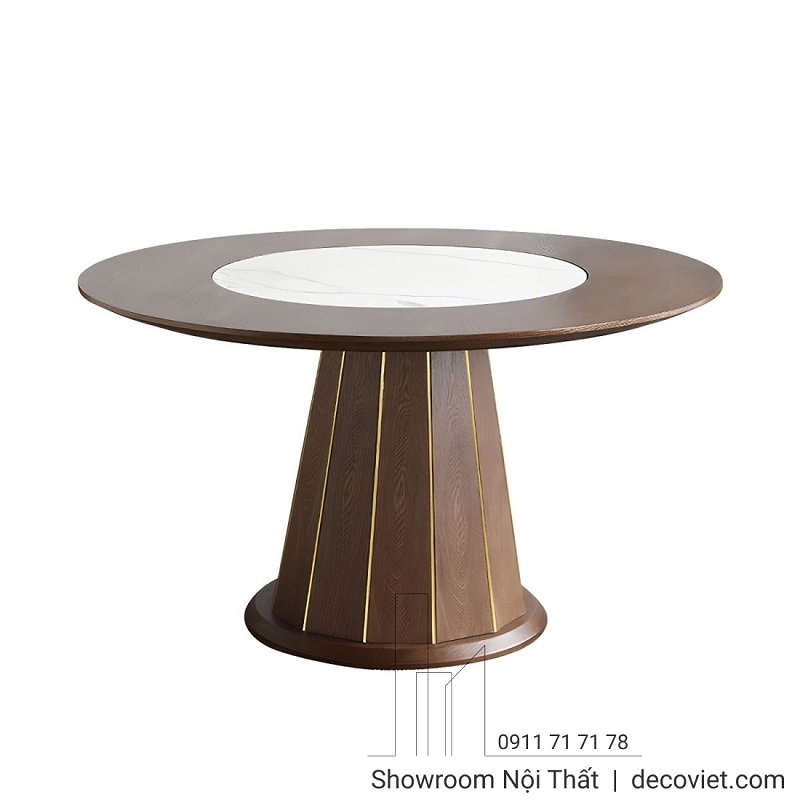 Bàn Ăn Gỗ Tròn Hiện Đại 2909S