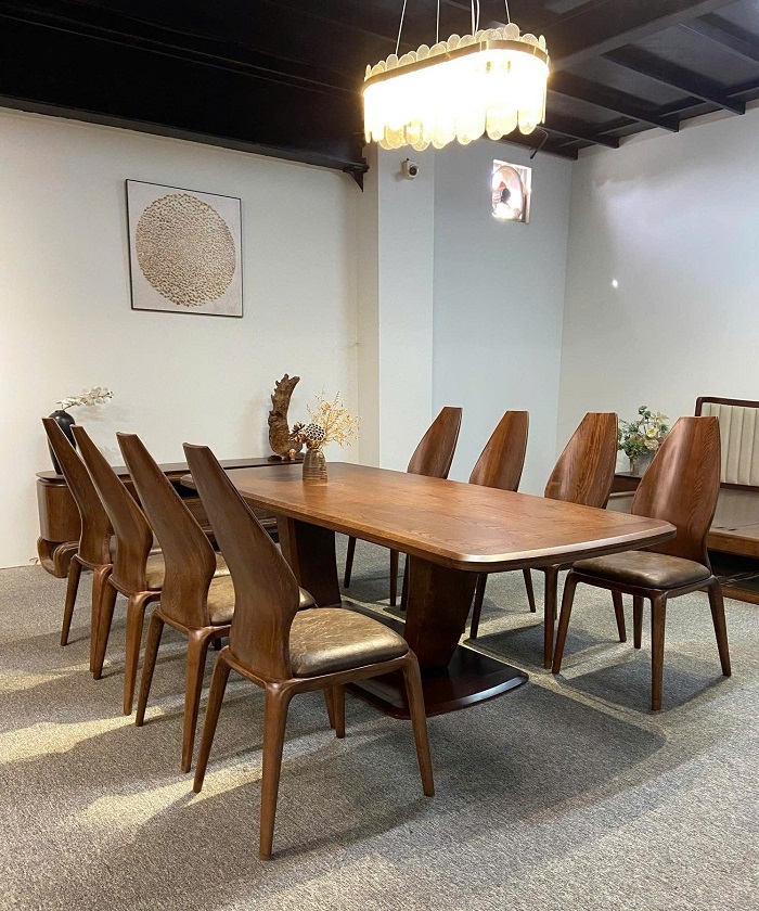 Bàn Ăn Gỗ Tự Nhiên 8 Ghế 2320S