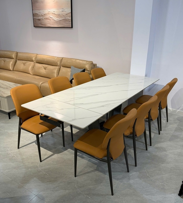 Bàn Ăn Kéo Dài 8 Người Giá Rẻ 2784S