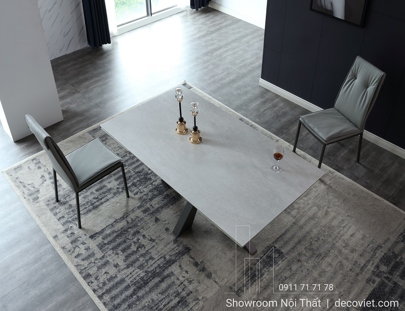 Bàn Ăn Kéo Dài Thông Minh Mặt Đá 2822S