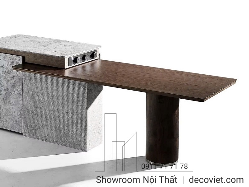 Bàn Ăn Kết Hợp Bàn Đảo Bếp 2341S
