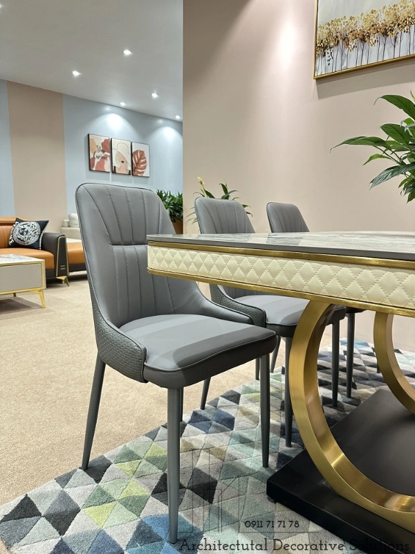 Bộ Bàn Ăn 6 Ghế Mặt Đá 1009S