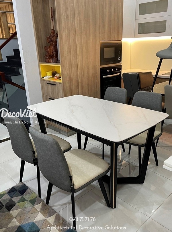 Bàn Ăn Có Bếp Từ 377S