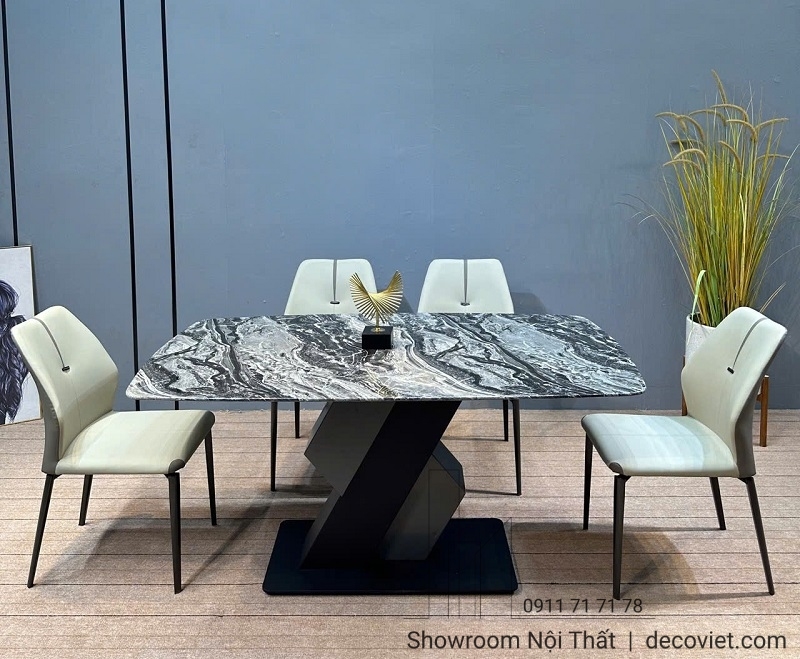 Bàn Ăn Mặt Đá 4 Ghế 2256S