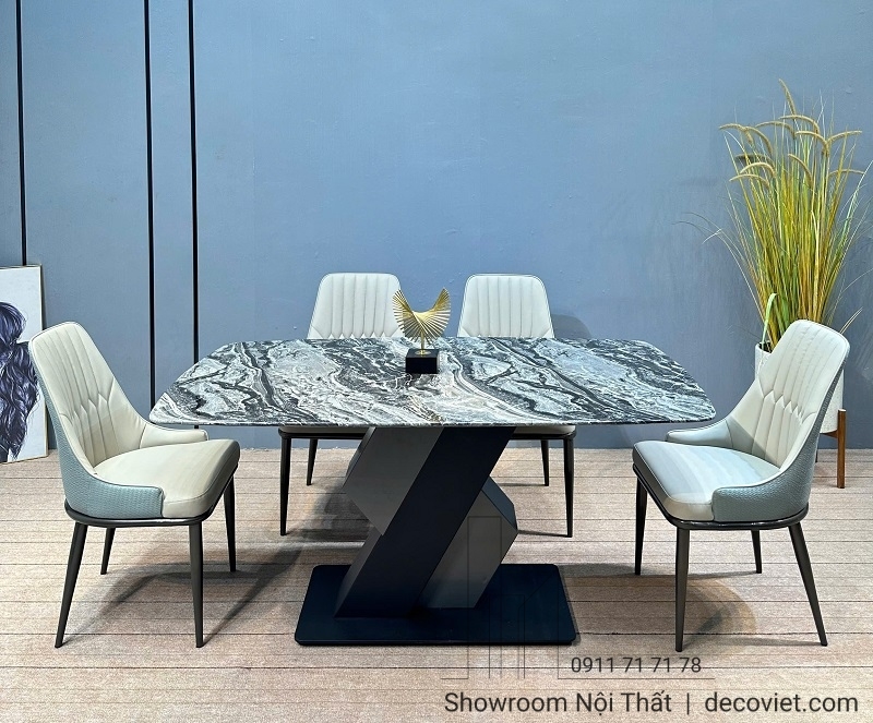 Bàn Ăn Mặt Đá 4 Ghế 2256S