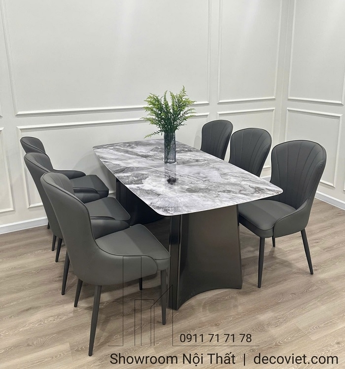 Bàn Ăn Mặt Đá 6 Ghế 2641S