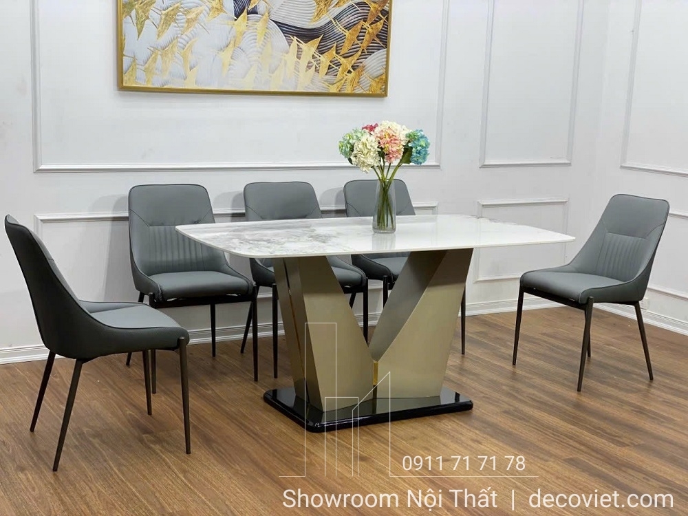 Bàn Ăn Mặt Đá Hiện Đại 1274S