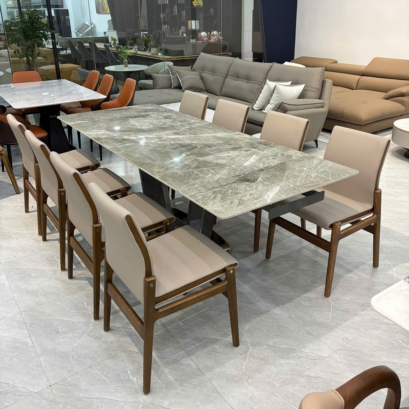 Bàn Ăn Mặt Đá Kéo Dài 3021S
