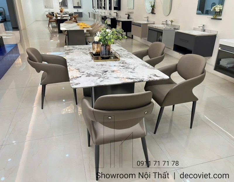 Bàn Ăn Nhập Khẩu Cao Cấp 6 Ghế 2681S