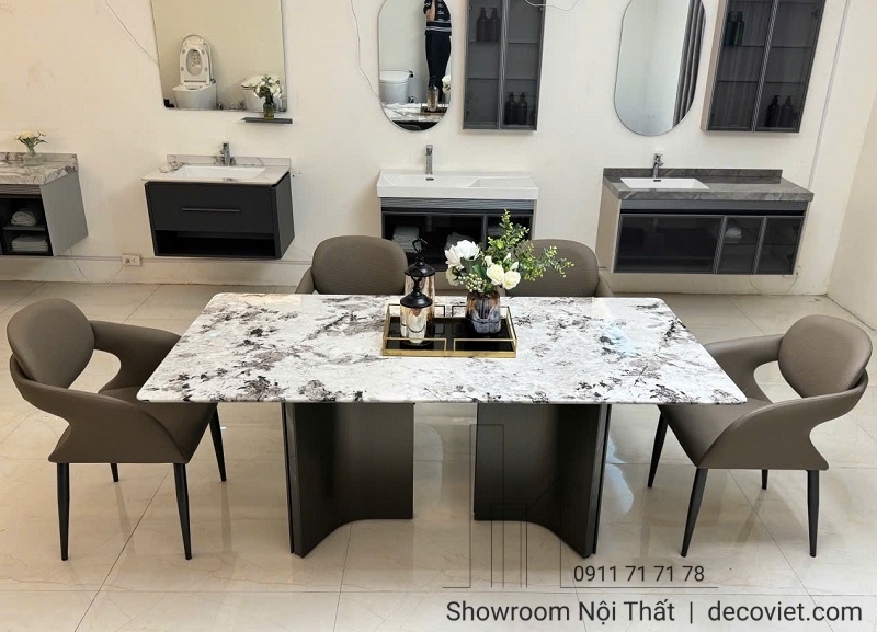 Bàn Ăn Nhập Khẩu Cao Cấp 6 Ghế 2681S