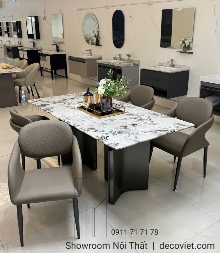 Bàn Ăn Nhập Khẩu Cao Cấp 6 Ghế 2681S