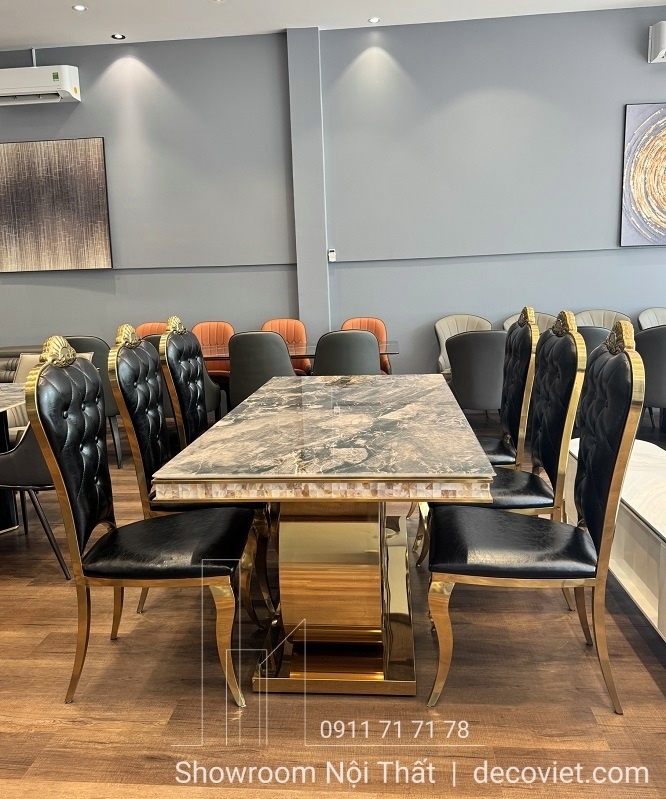 Bàn Ăn Tân Cổ Điển 6 Ghế 1749S