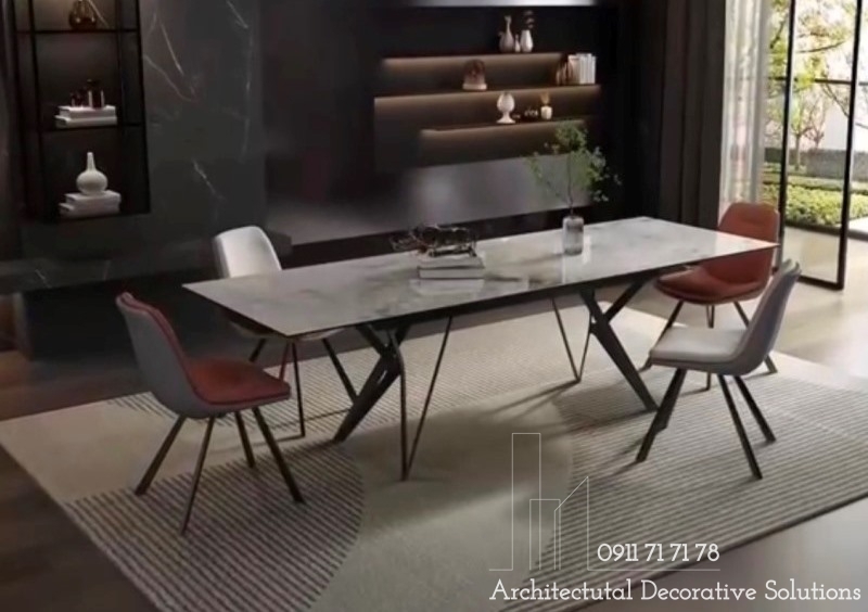 Bàn Ăn Kéo Dài Mặt Đá 944S