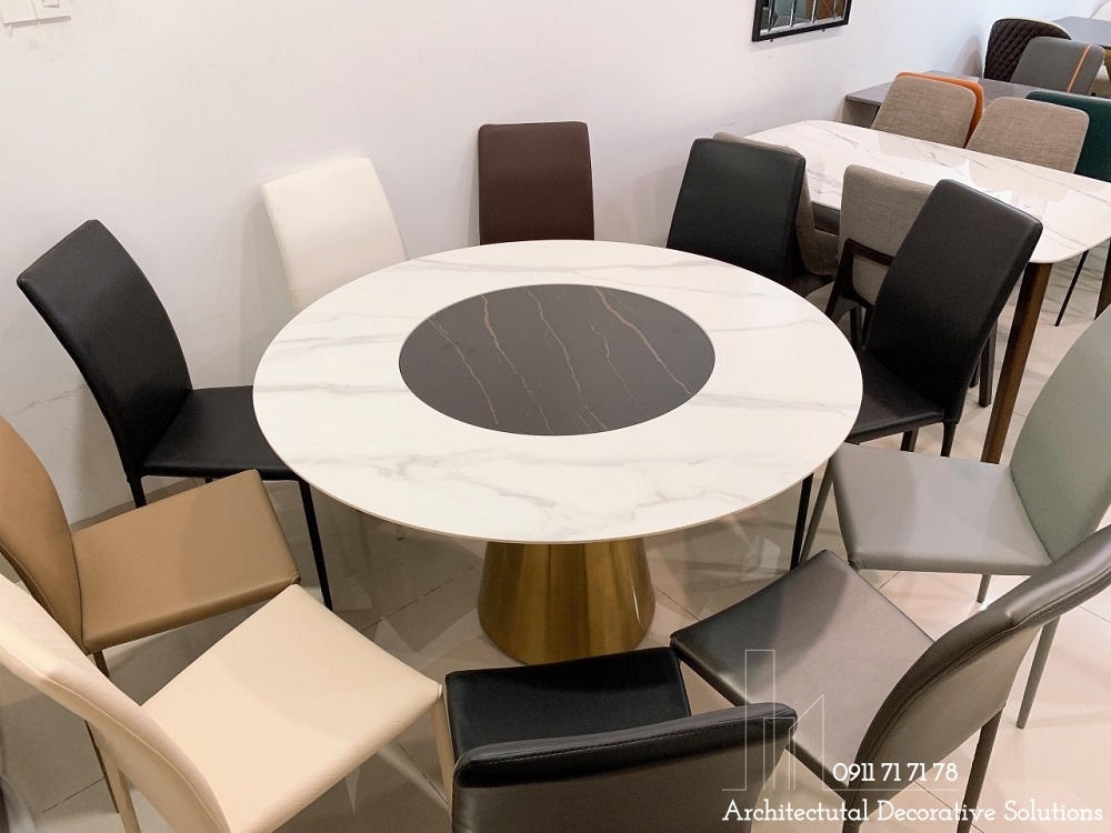 Bàn Ăn Tròn Xoay 10 Người 776S