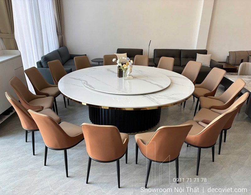 Bàn Ăn Tròn 16 Người Cao Cấp 2828S