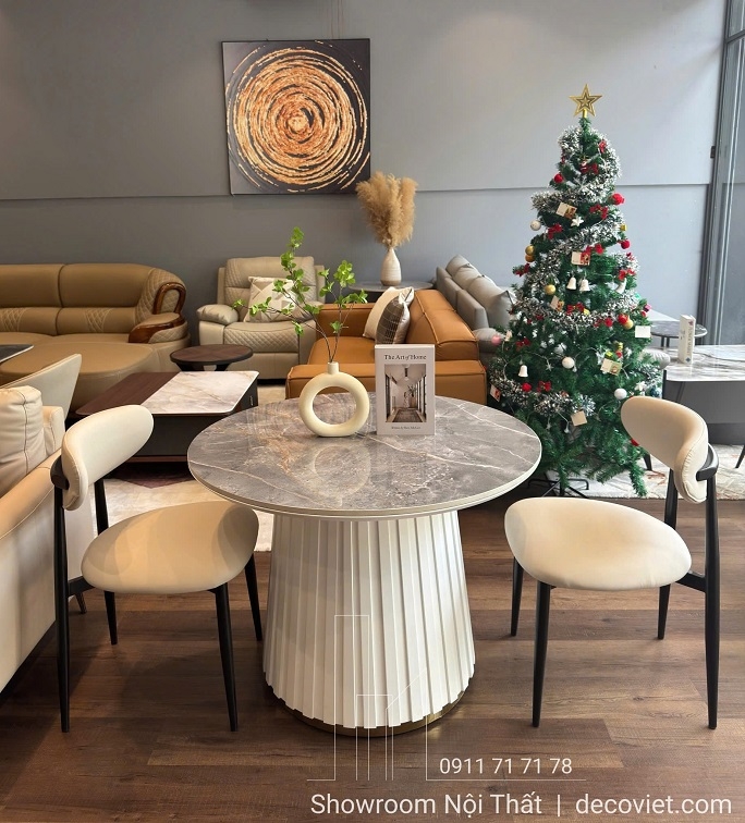 Bàn Ăn Tròn 4 Ghế Hiện Đại 2791S