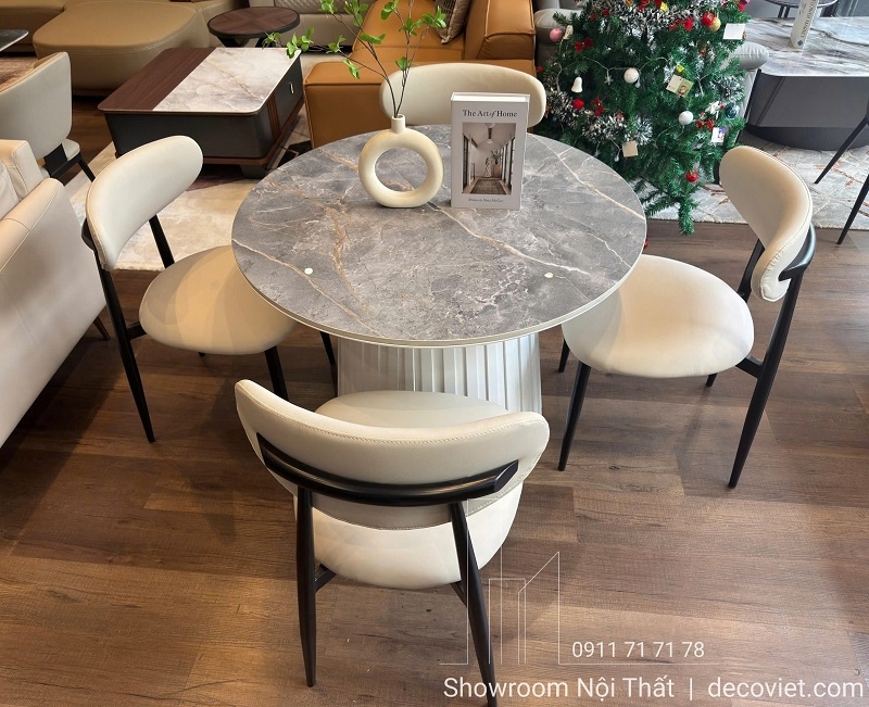 Bàn Ăn Tròn 4 Ghế Hiện Đại 2791S