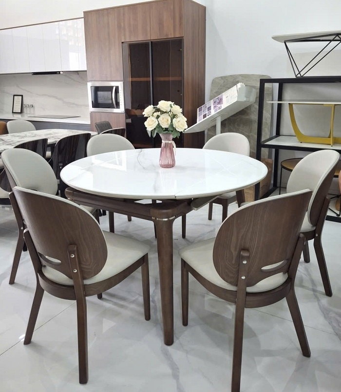 Bàn Ăn Tròn Gấp Gọn Thông Minh 2879S