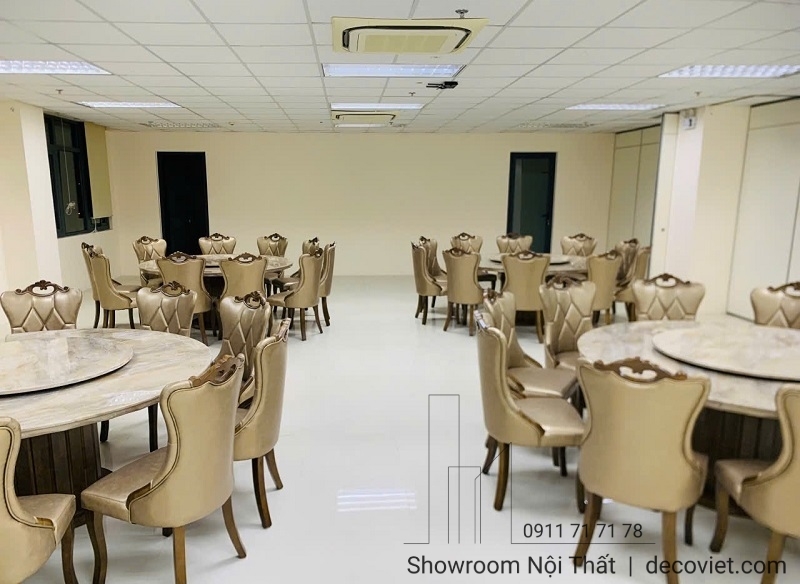 Bàn Ăn Tròn Nhà Hàng 10 Ghế 2414S