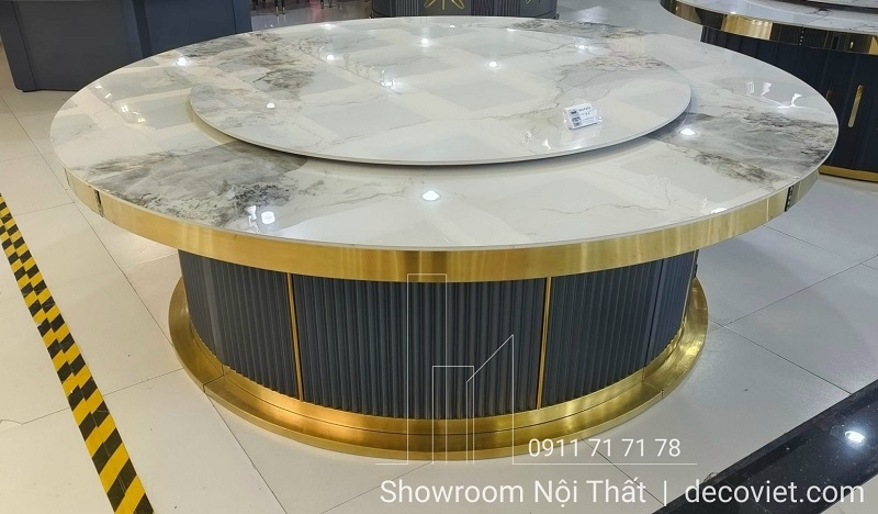 Bàn Ăn Tròn Nhà Hàng 18 Ghế 2025S