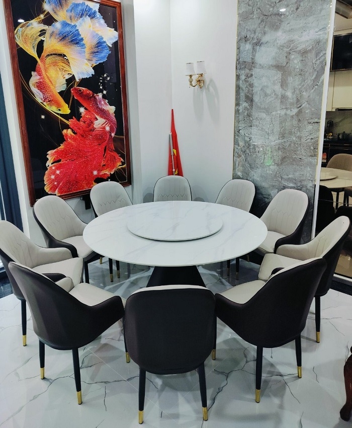 Bàn Ăn Tròn Xoay 10 Người 1982S