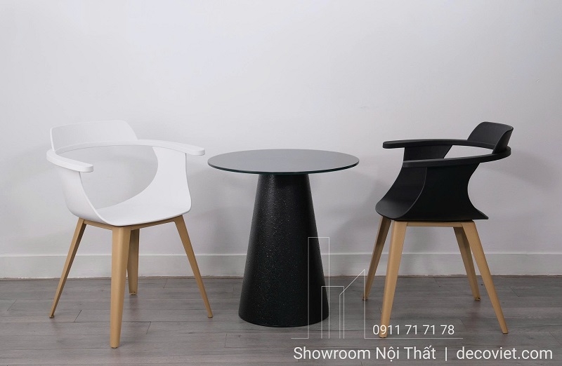 Bàn Cafe Chân Nhựa Nhỏ Gọn 145T