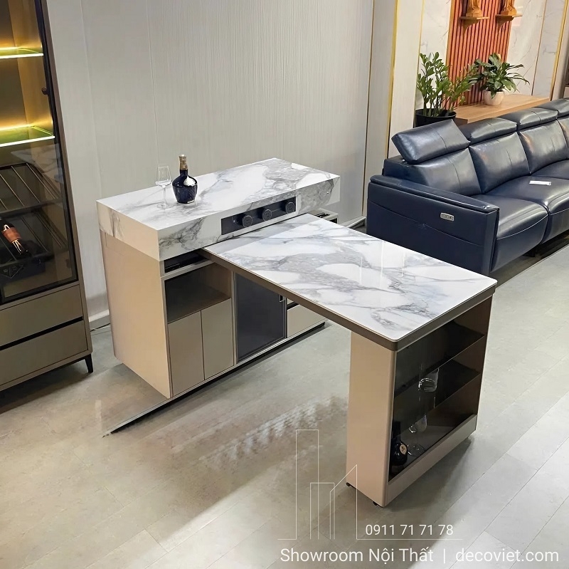 Bàn Đảo Bếp Gấp Gọn 2886S