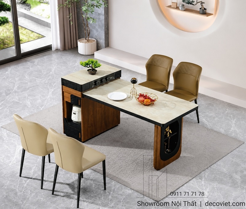 Bàn Đảo Bếp Kết Hợp Bàn Ăn 2973S