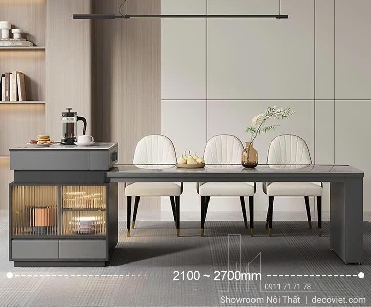 Bàn Đảo Bếp Mặt Đá 2343S