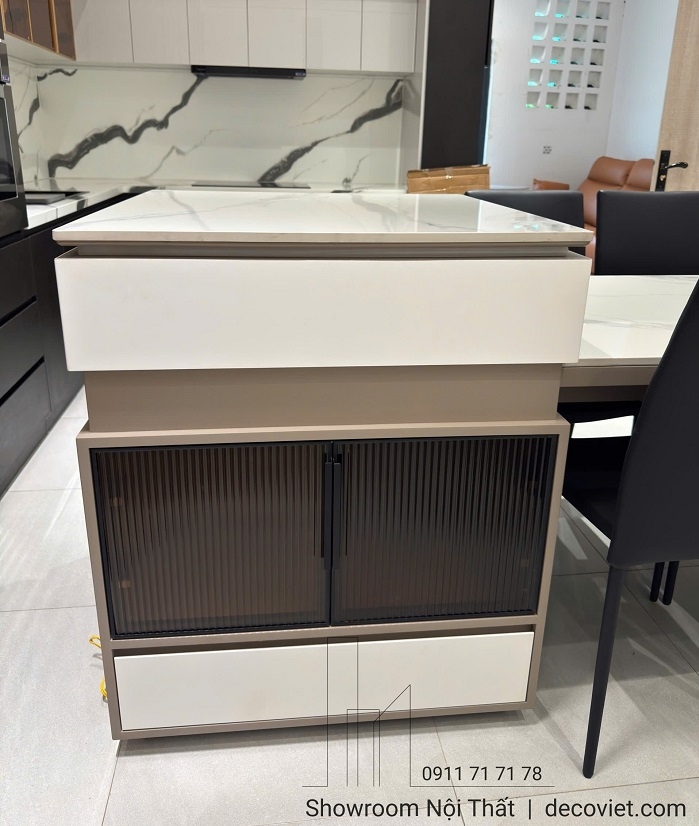 Bàn Đảo Bếp Mặt Đá Hiện Đại 2924S
