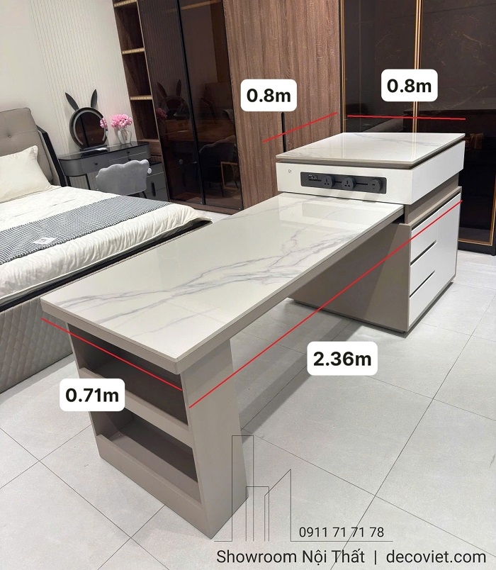 Bàn Đảo Bếp Mặt Đá Hiện Đại 2924S